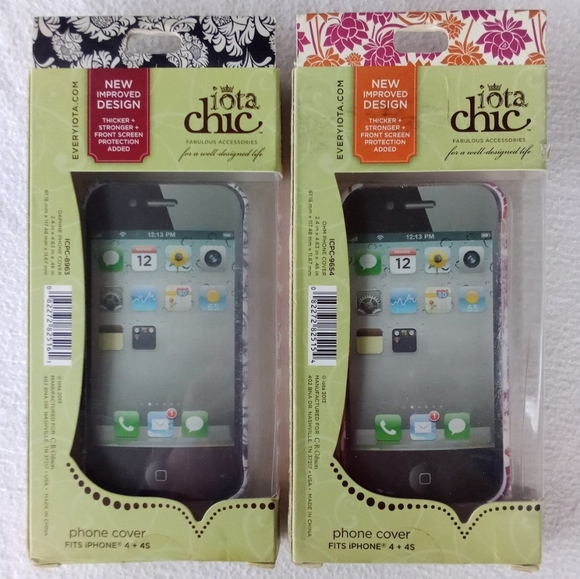 [New] iota chic iPhone 4 + 4s Fashionable Case's with Flower Design - Picture 2 of 4